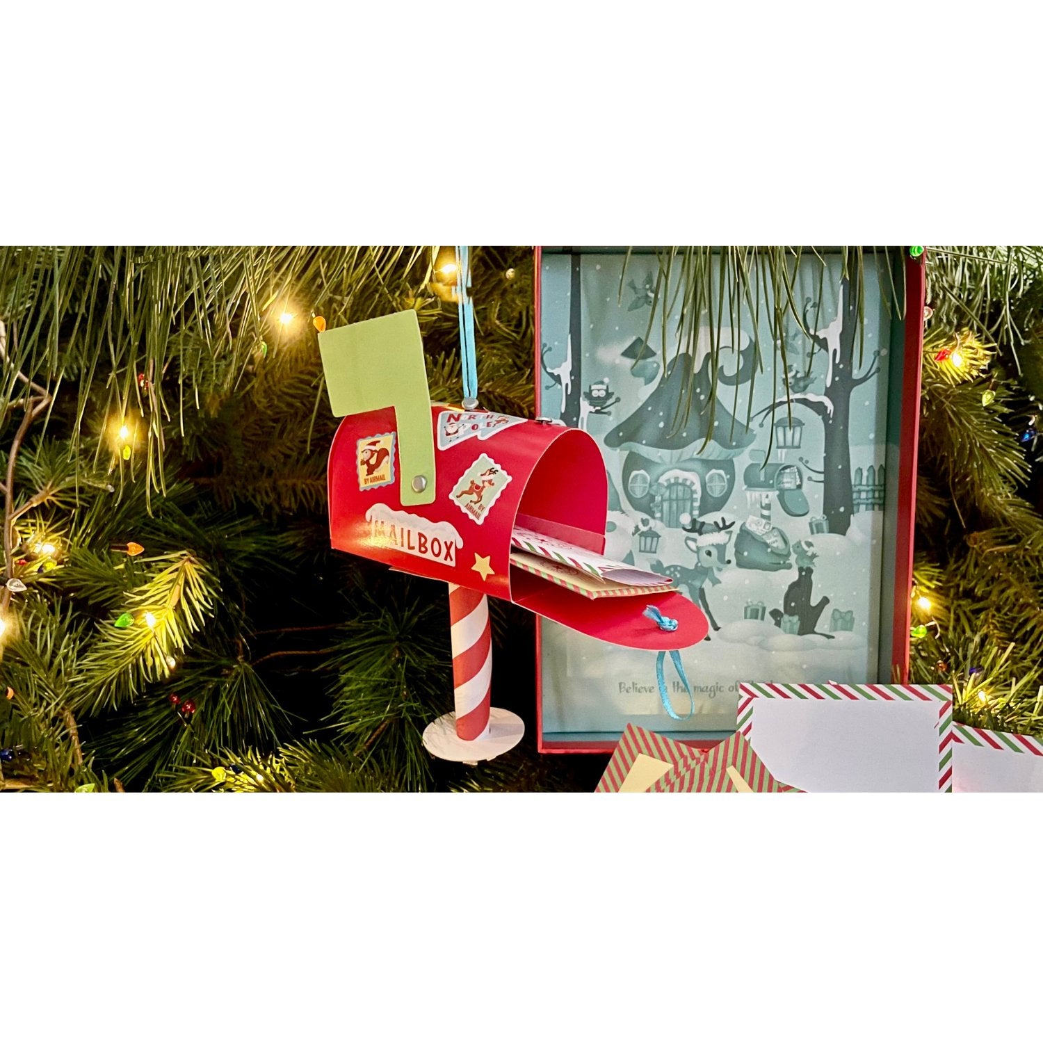 Set of 3 Letters to Santa Christmas Mailboxes