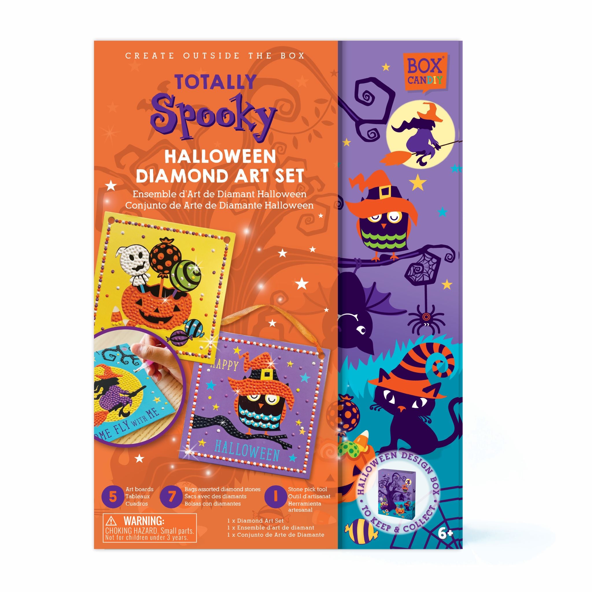 Totally Spooky Halloween Diamond Art Set – BOX CANDIY