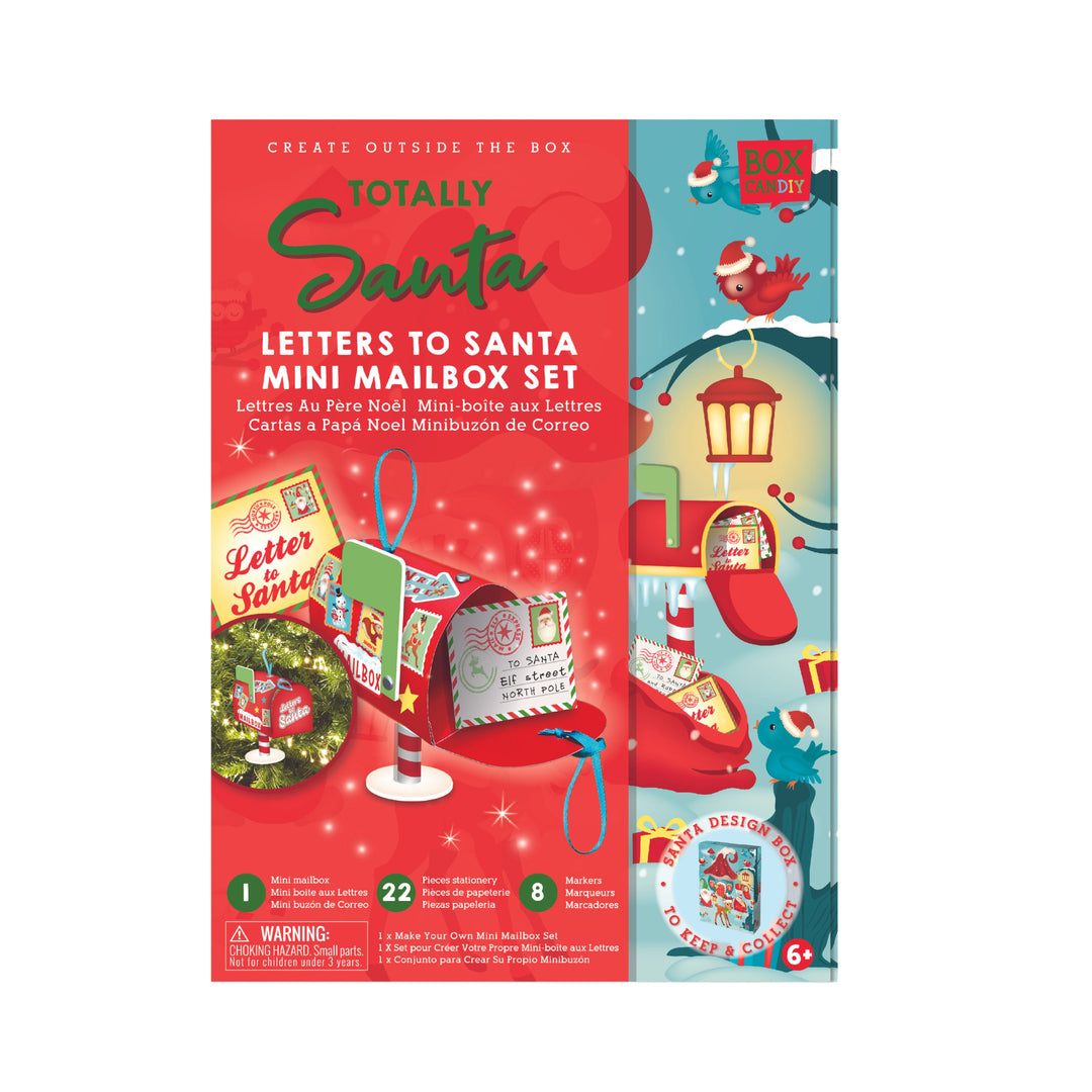 Totally Santa Make Your Own Ornaments & Letters to Santa Mini Mailbox Bundle