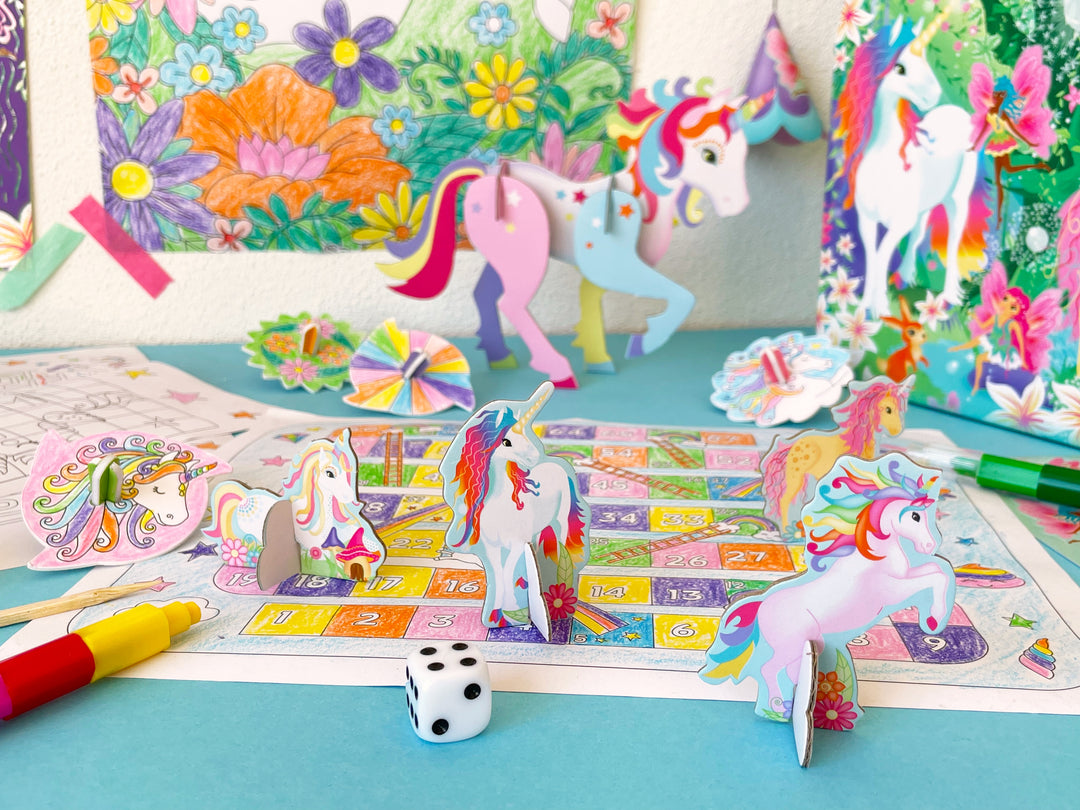 Totally Magical Unicorns Glitter & Foil Art Set – Olly-Olly