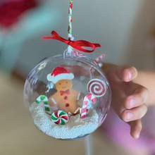 Load image into Gallery viewer, Image of a completed Gingerbread village ornament. 
