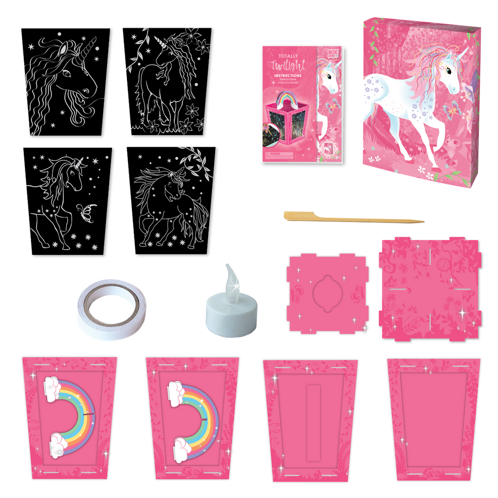 BOX CANDIY Totally Magical Forest Fairies Unicorns Glitter and